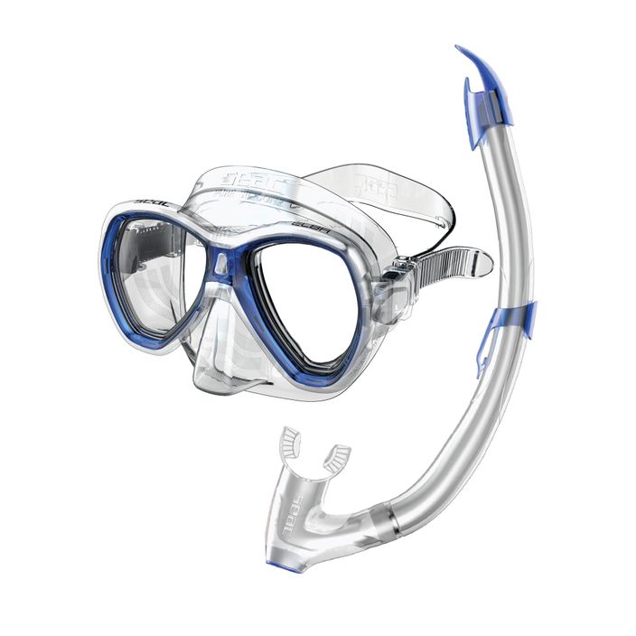 Kit snorkeling SEAC Elba blu 2