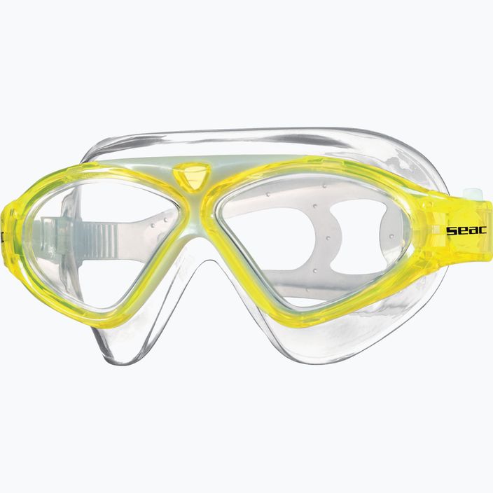 SEAC Vision Jr maschera da nuoto per bambini giallo 2