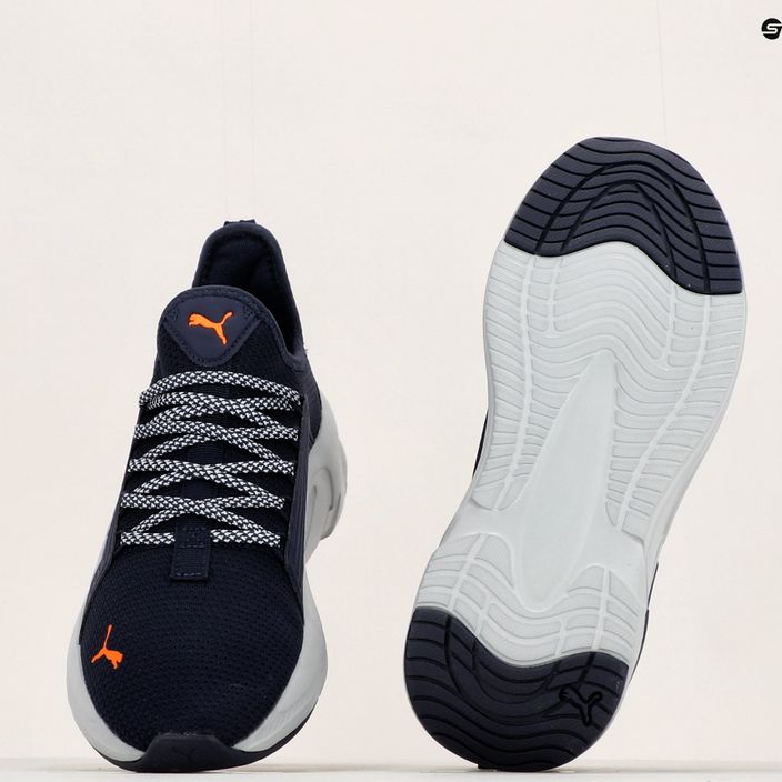 PUMA Softride Premier Slip-On, scarpe da corsa da uomo blu/ grigio platino/ultra arancione 17
