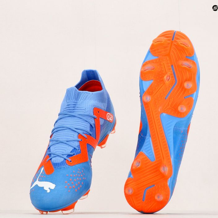 PUMA Future Match FG/AG blu glimmer/puma bianco/ultra orange scarpe da calcio da uomo 13
