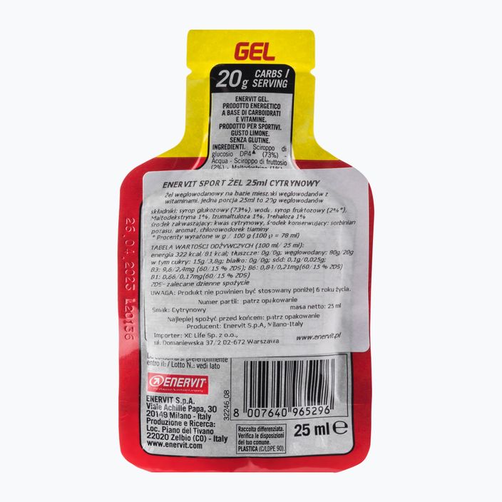 Enervit gel energetico 96529 25 ml limone 2