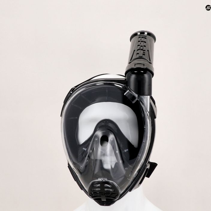 Maschera Cressi Baron Full Face per snorkeling nero/nero 4