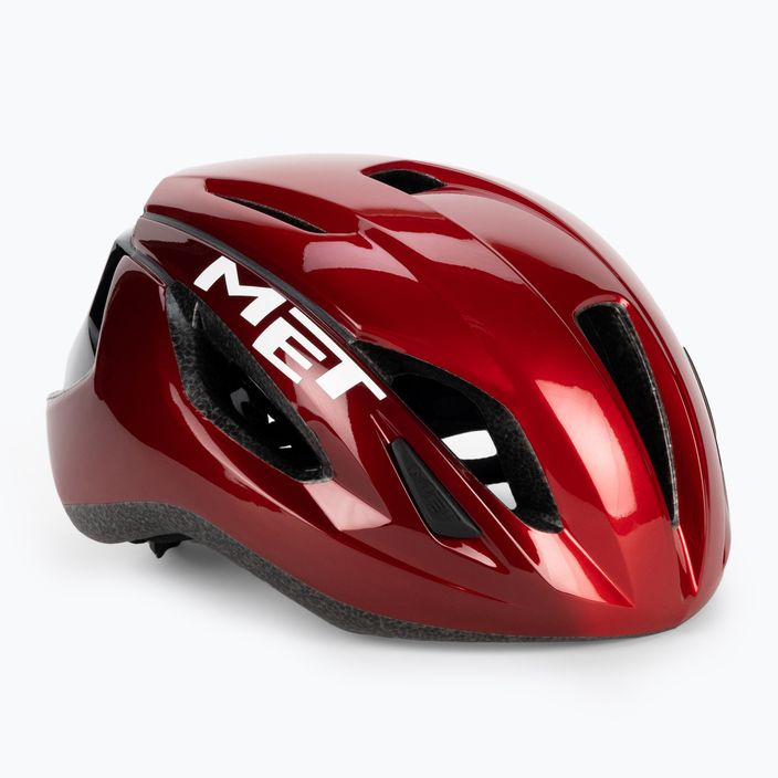MET Strale casco da bicicletta rosso 3HM107CE00MRO2