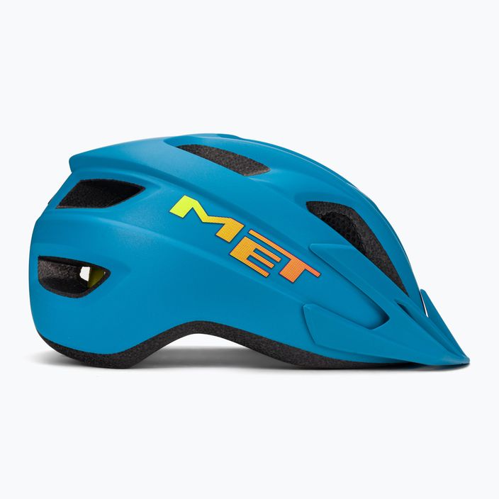 Casco da bicicletta MET Crackerjack blu/giallo 3HM147CE00UNCI1 3