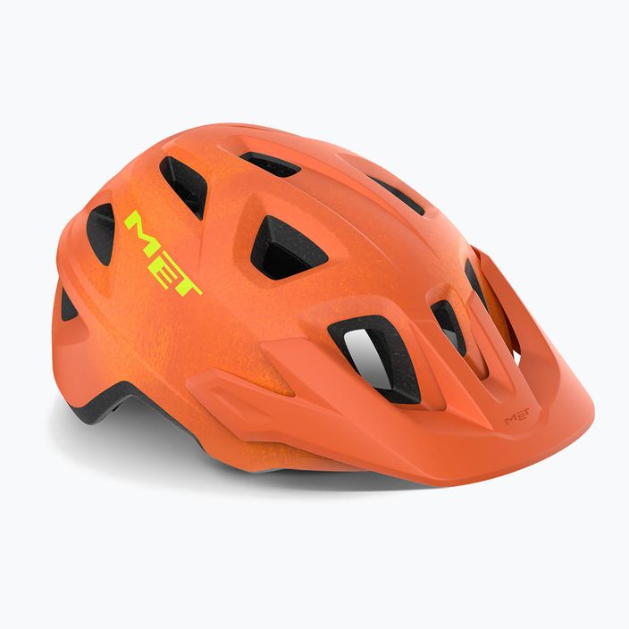MET Echo casco da bicicletta arancione ruggine opaco 6