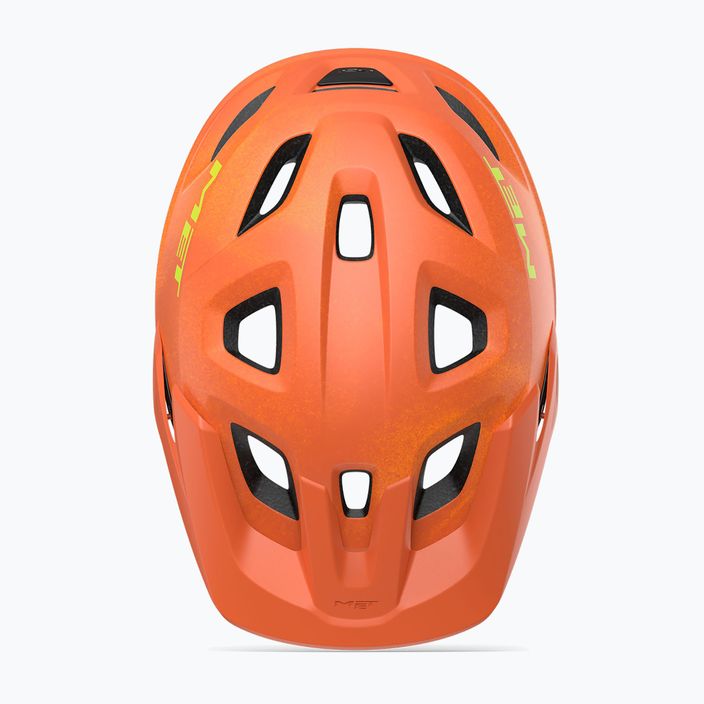 MET Echo casco da bicicletta arancione ruggine opaco 7