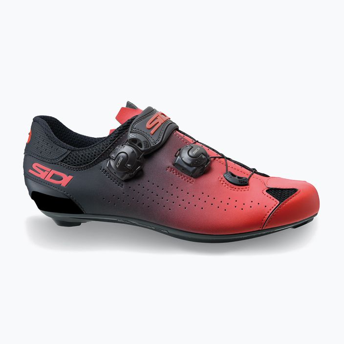 Sidi Genius 10 rosso/nero scarpe da strada da uomo 8