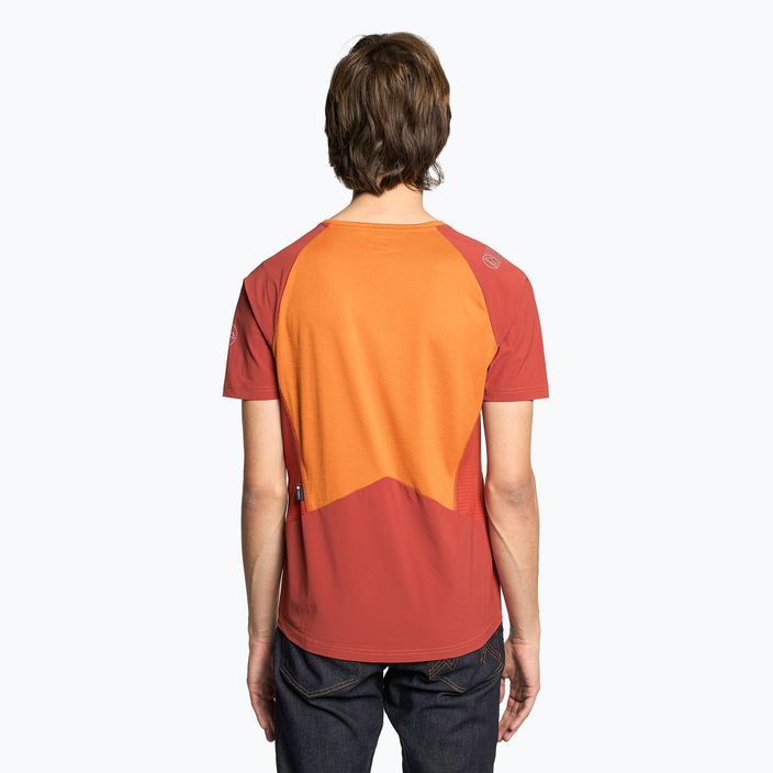 Camicia da trekking da uomo La Sportiva Compass maple saffron 2