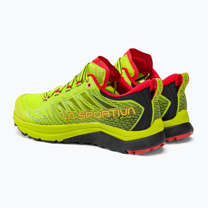 La Sportiva Jackal II scarpa da corsa da uomo neon/goji 3