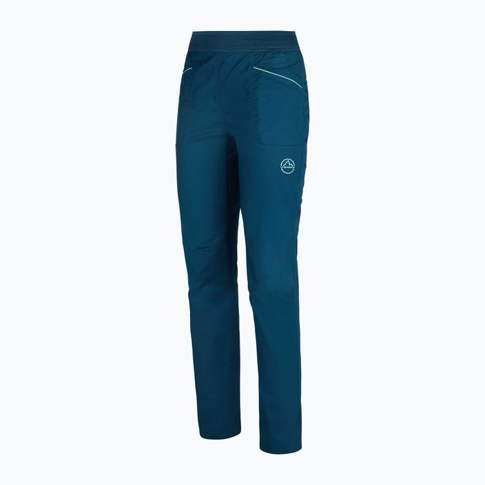 Pantaloni da arrampicata La Sportiva da donna Itaca blu tempesta/iceberg
