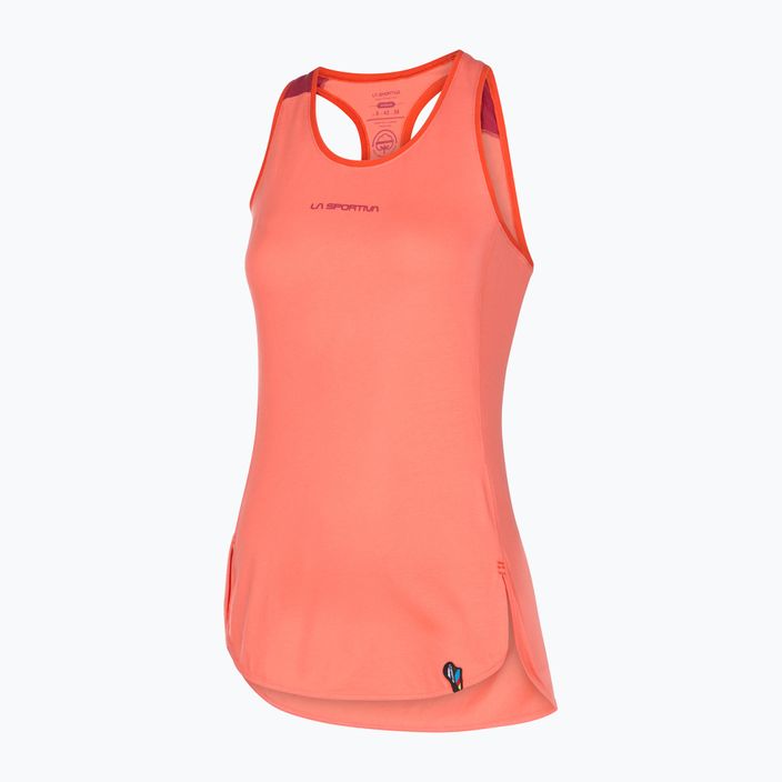 Maglietta da arrampicata La Sportiva Fiona Tank flamingo donna 5
