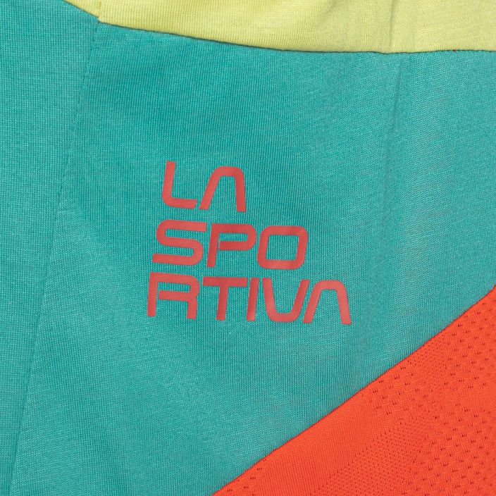 Maglietta da arrampicata La Sportiva Charm Tank donna pomodoro ciliegia/laguna 4