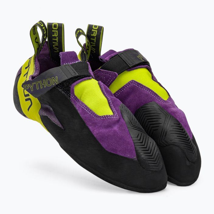 Scarpa da arrampicata La Sportiva da uomo Python purple/lime punch 4