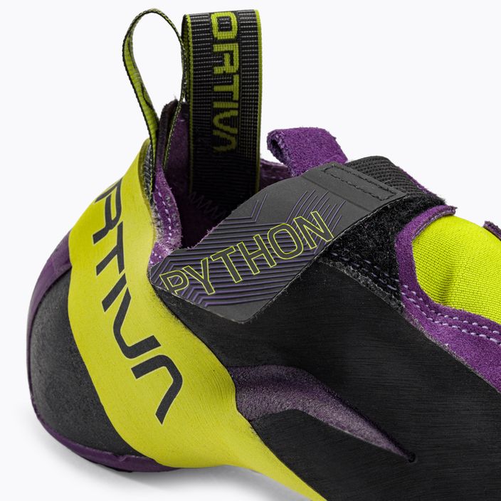 Scarpa da arrampicata La Sportiva da uomo Python purple/lime punch 8