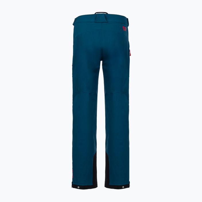 Pantaloni con membrana La Sportiva Crizzle EVO Shell donna blu tempesta/pomodoro ciliegia 2