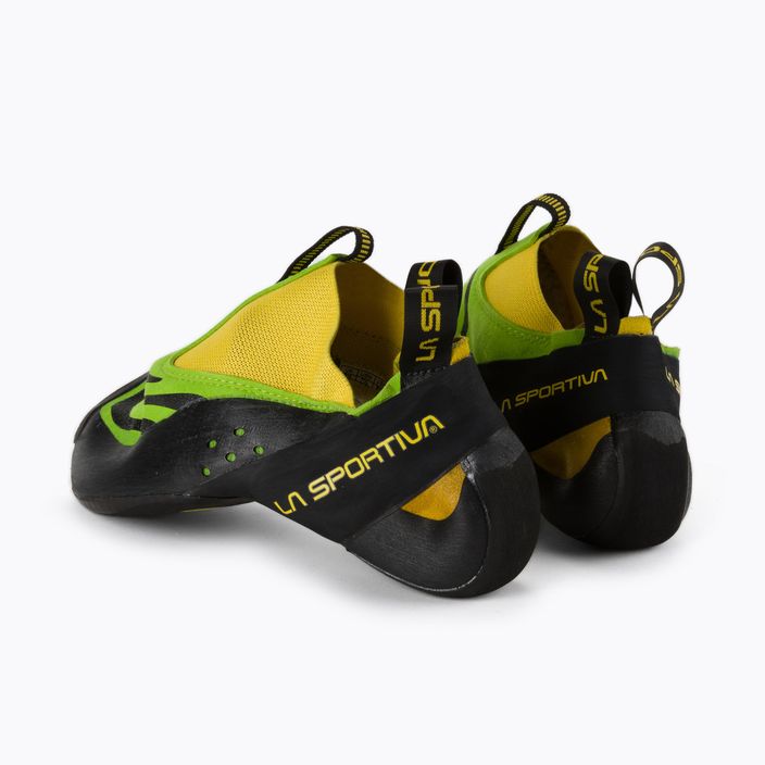 Scarpa da arrampicata La Sportiva Speedster lime/giallo 3