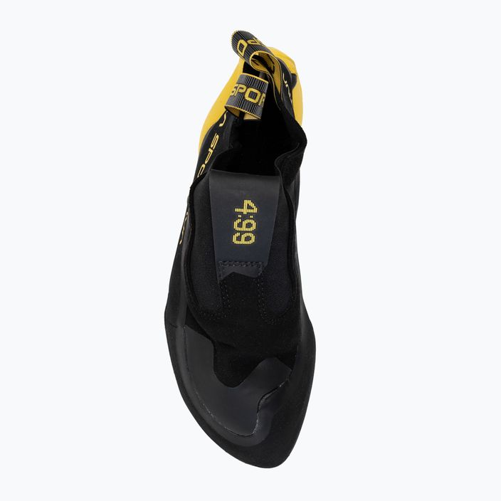 Scarpa da arrampicata La Sportiva Cobra 4.99 nero/giallo 6