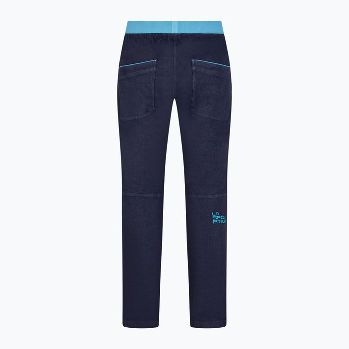 Pantaloni da arrampicata La Sportiva Cave Jeans uomo jeans/topazio 2