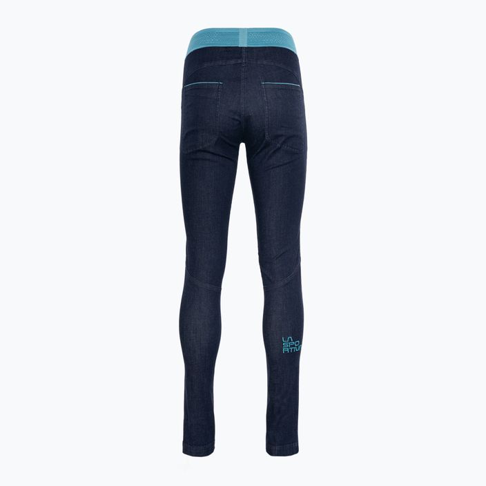 Pantaloni trekking donna La Sportiva Miracle Jeans jeans/topazio 2