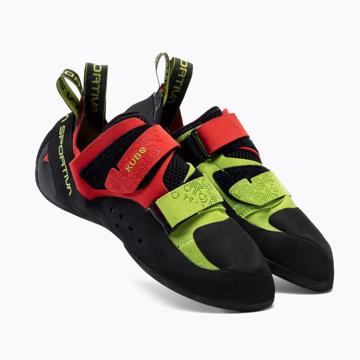 La Sportiva scarpa da arrampicata da uomo Kubo goji/neon 4