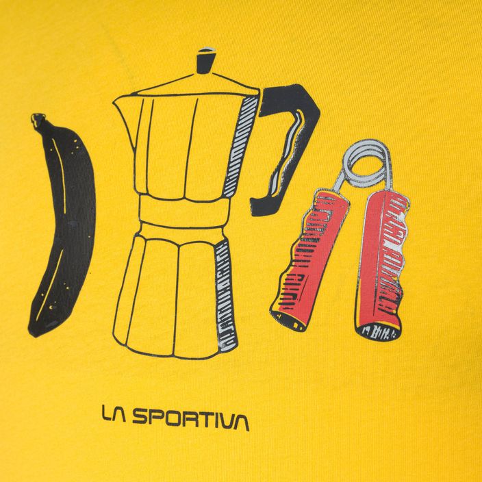 Camicia da arrampicata La Sportiva da uomo Breakfast giallo 3