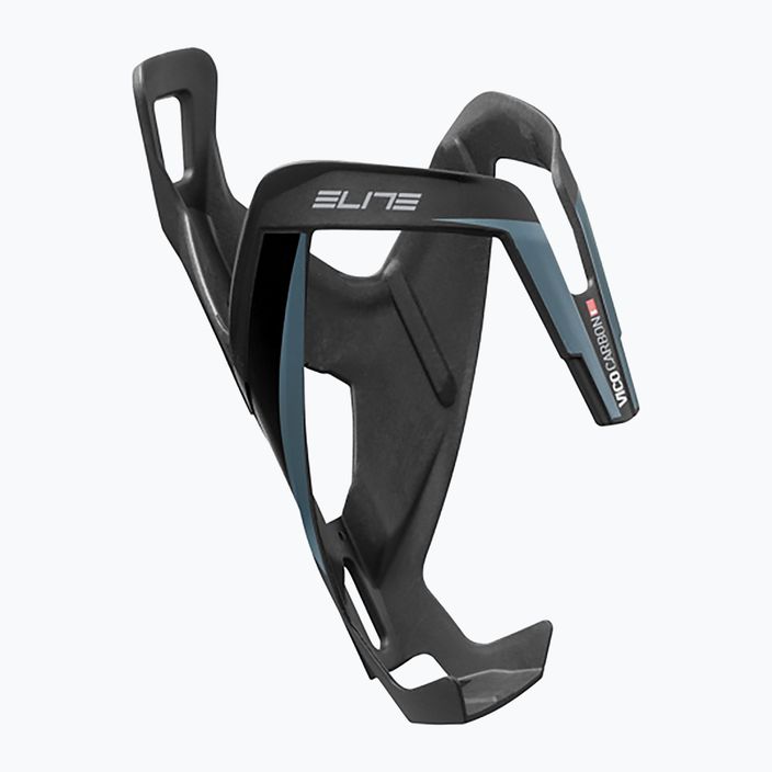 Portaborraccia Elite Vico Carbon opaco/grafica blu