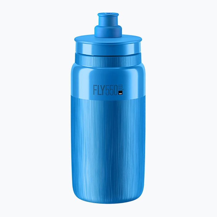 Elite FLY Tex 550 ml bottiglia da bici con logo blu/grigio