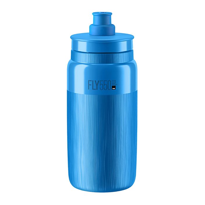 Elite FLY Tex 550 ml bottiglia da bici con logo blu/grigio 2