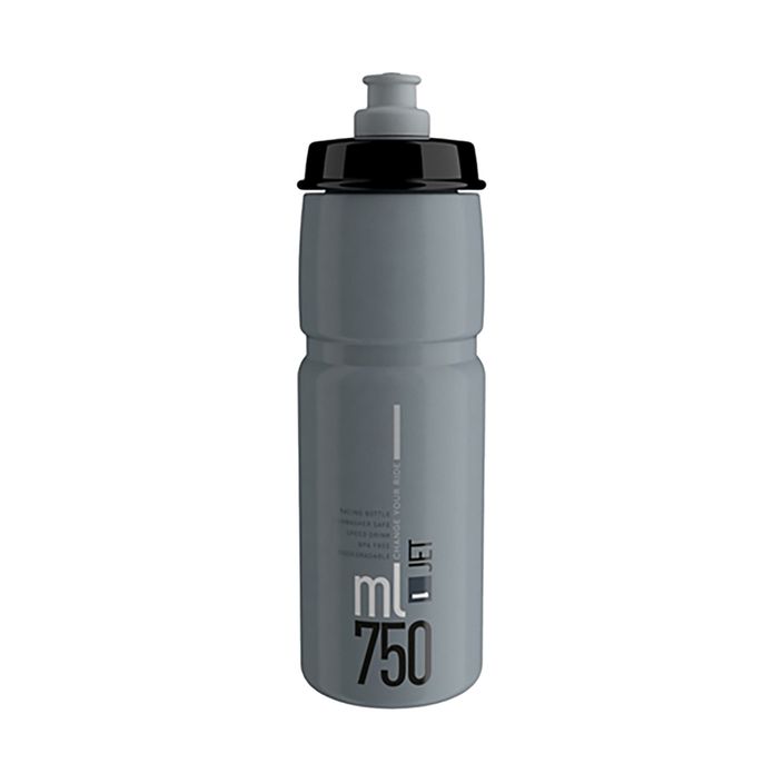 Bottiglia da bicicletta Elite Jet 750 ml logo grigio/nero 2