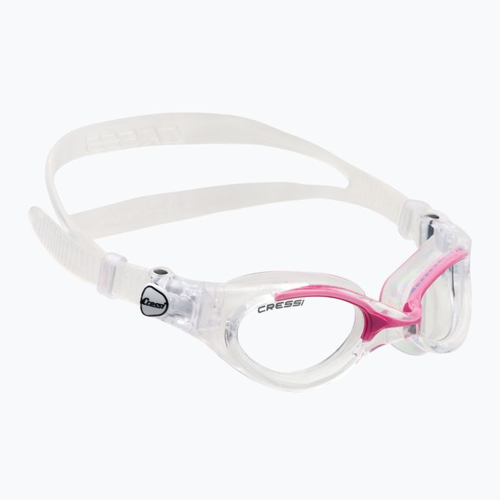 Occhialini da nuoto da donna Cressi Flash chiaro/rosa chiaro