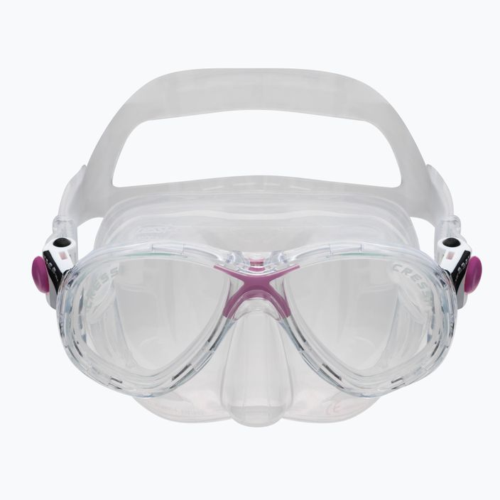 Kit snorkeling per bambini Cressi Marea + Top trasparente/rosa 2