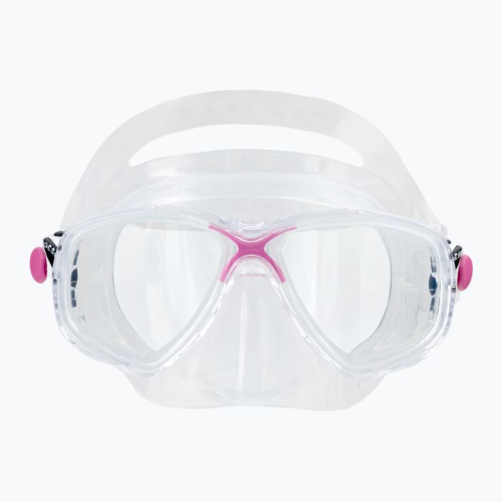 Maschera subacquea Cressi Marea trasparente/rosa 2