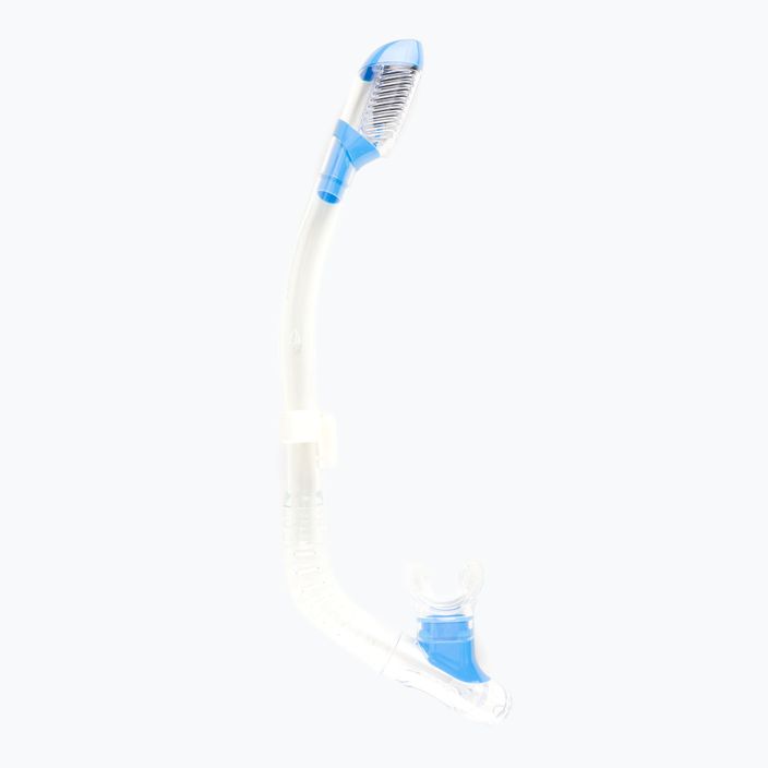 Snorkel Cressi Mini Dry sil. trasparente/blu per bambini
