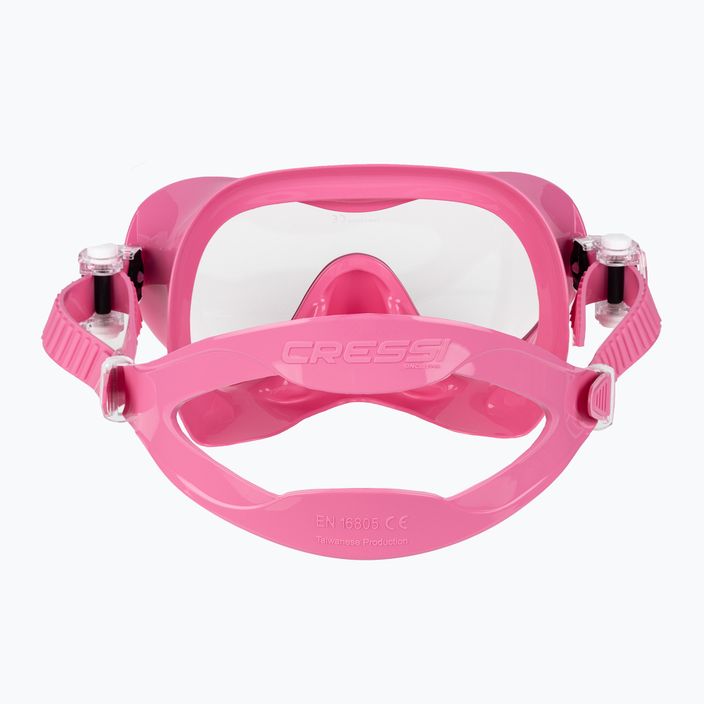 Maschera subacquea Cressi F1 rosa 5