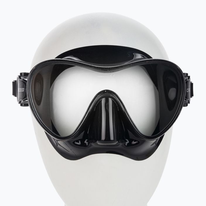 Cressi F1 Small maschera subacquea nera 2