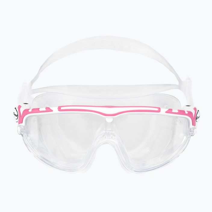 Maschera da bagno Cressi Skylight trasparente/bianco/rosa 2