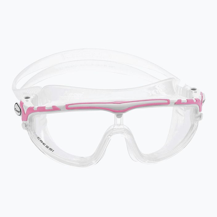 Maschera da bagno Cressi Skylight trasparente/bianco/rosa 6