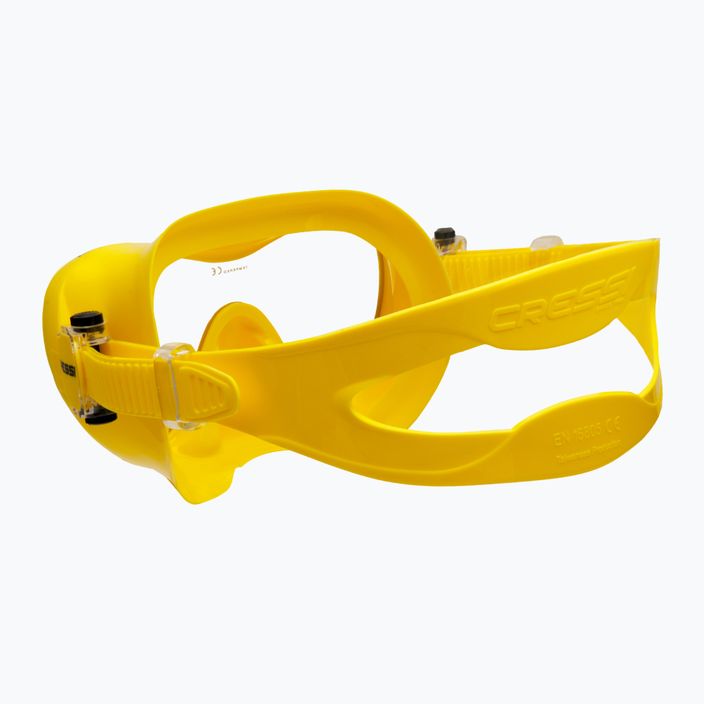 Maschera subacquea Cressi F1 giallo 4
