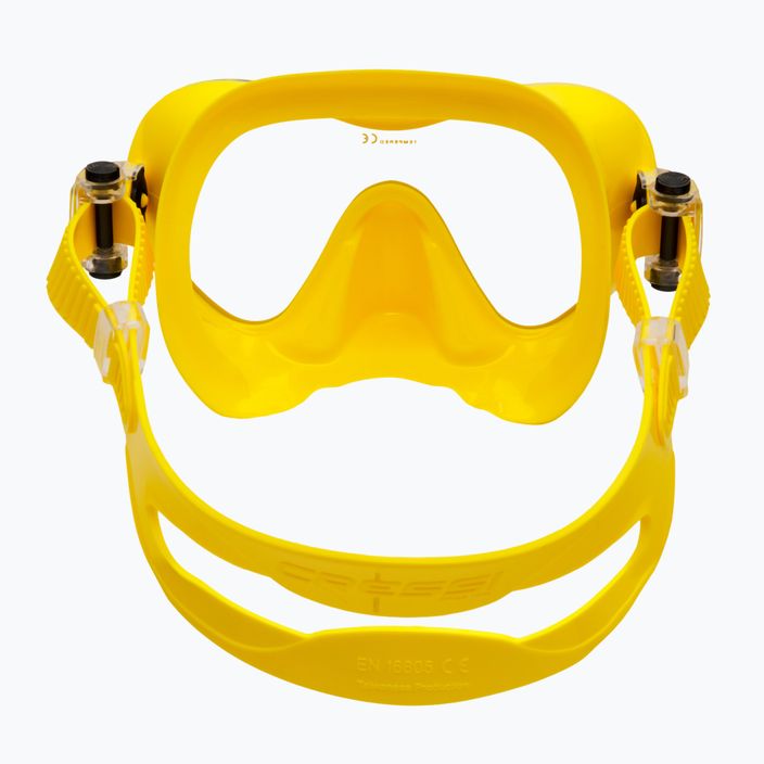 Maschera subacquea Cressi F1 giallo 5