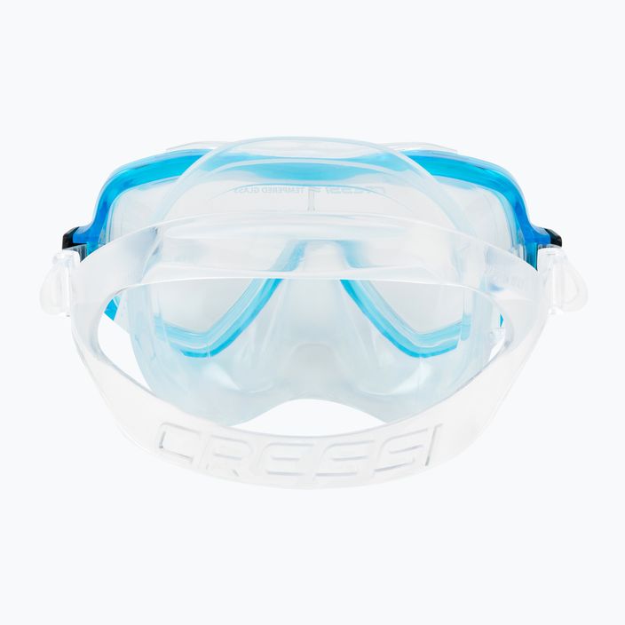 Set da snorkeling per bambini Cressi Ondina + Top trasparente/acquamarina 5