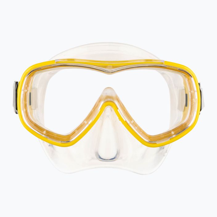 Maschera subacquea per bambini Cressi Piumetta gialla 2