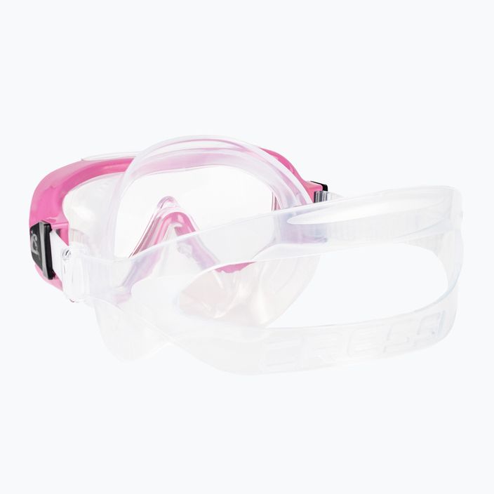 Maschera da snorkeling per bambini Cressi Piumetta argento/rosa 4