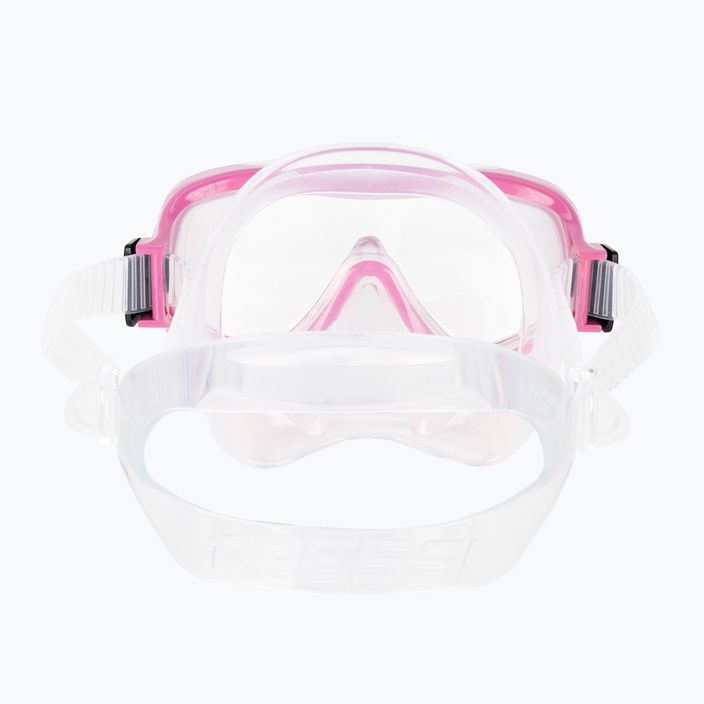 Maschera da snorkeling per bambini Cressi Piumetta argento/rosa 5