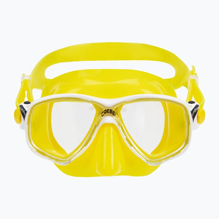 Cressi Marea sil maschera subacquea gialla 2