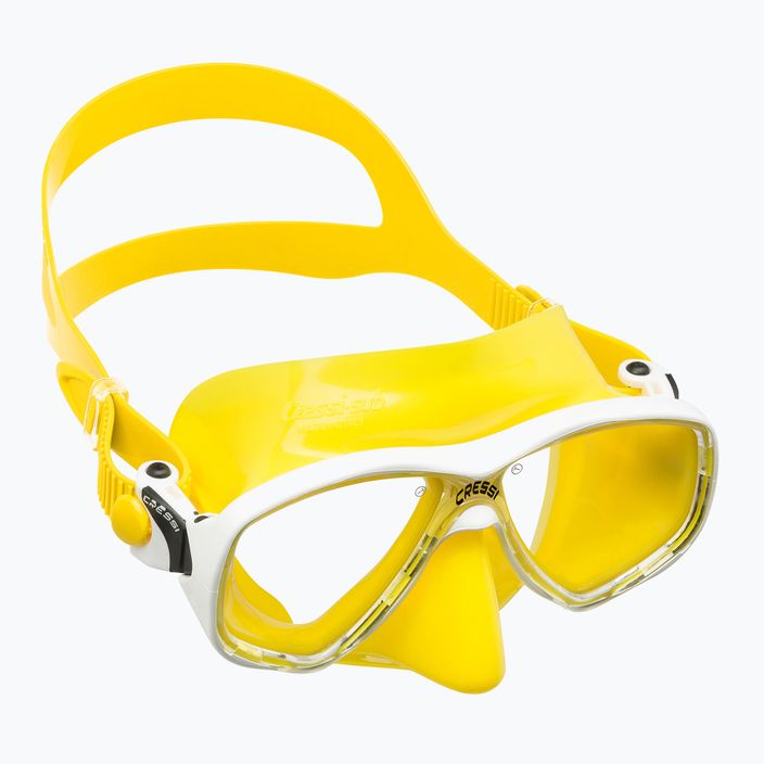 Cressi Marea sil maschera subacquea gialla 6
