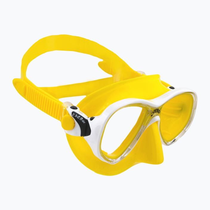 Maschera subacquea per bambini Cressi Marea sil giallo