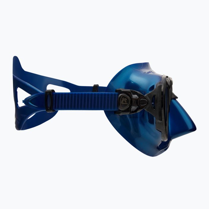 Maschera subacquea Cressi Nano blu/argento/nero 3