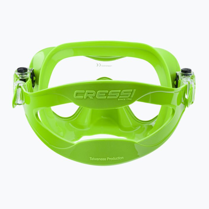 Maschera subacquea Cressi F1 lime 5