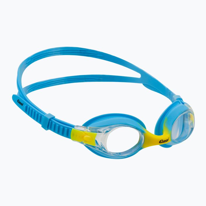 Occhialini da nuoto Cressi Dolphin 2.0 per bambini blu/giallo