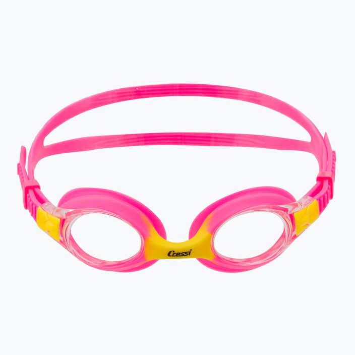 Occhialini da nuoto per bambini Cressi Dolphin 2.0 rosa/giallo 2